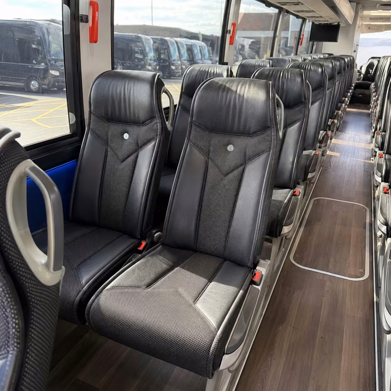 clifton charter bus interior