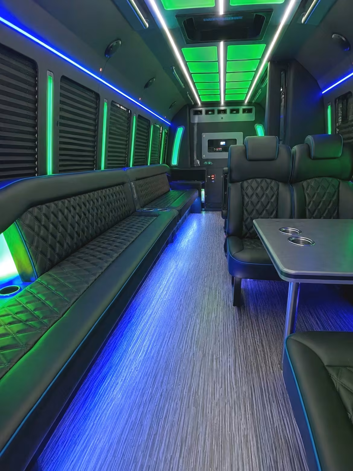 clifton party bus interior