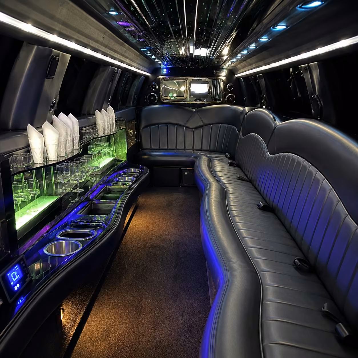 lincoln mkt limo inside